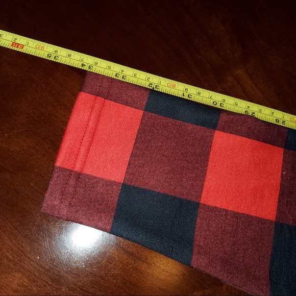 EUC- Plaid, off the shoulder, long sleeve shirt. - Picture 7 of 7